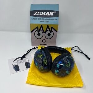 Kids Hearing Protector - Blue and Black